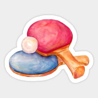 ping pong. table tennis Sticker